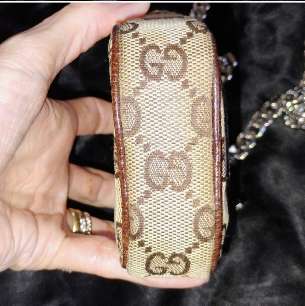 Gucci Mini Crossbody Pouch W/Camo Bear - Picture 5 of 14